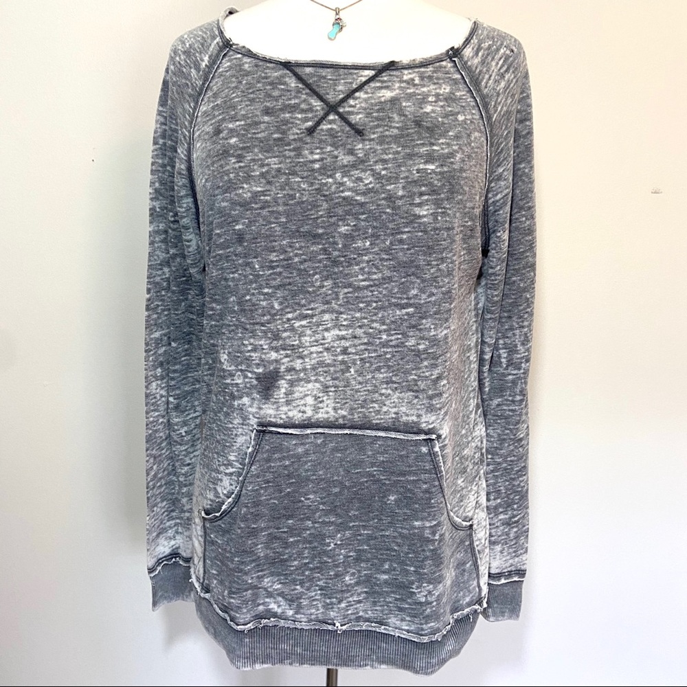 Burnout PL Movement yoga top distressed sweatshirt